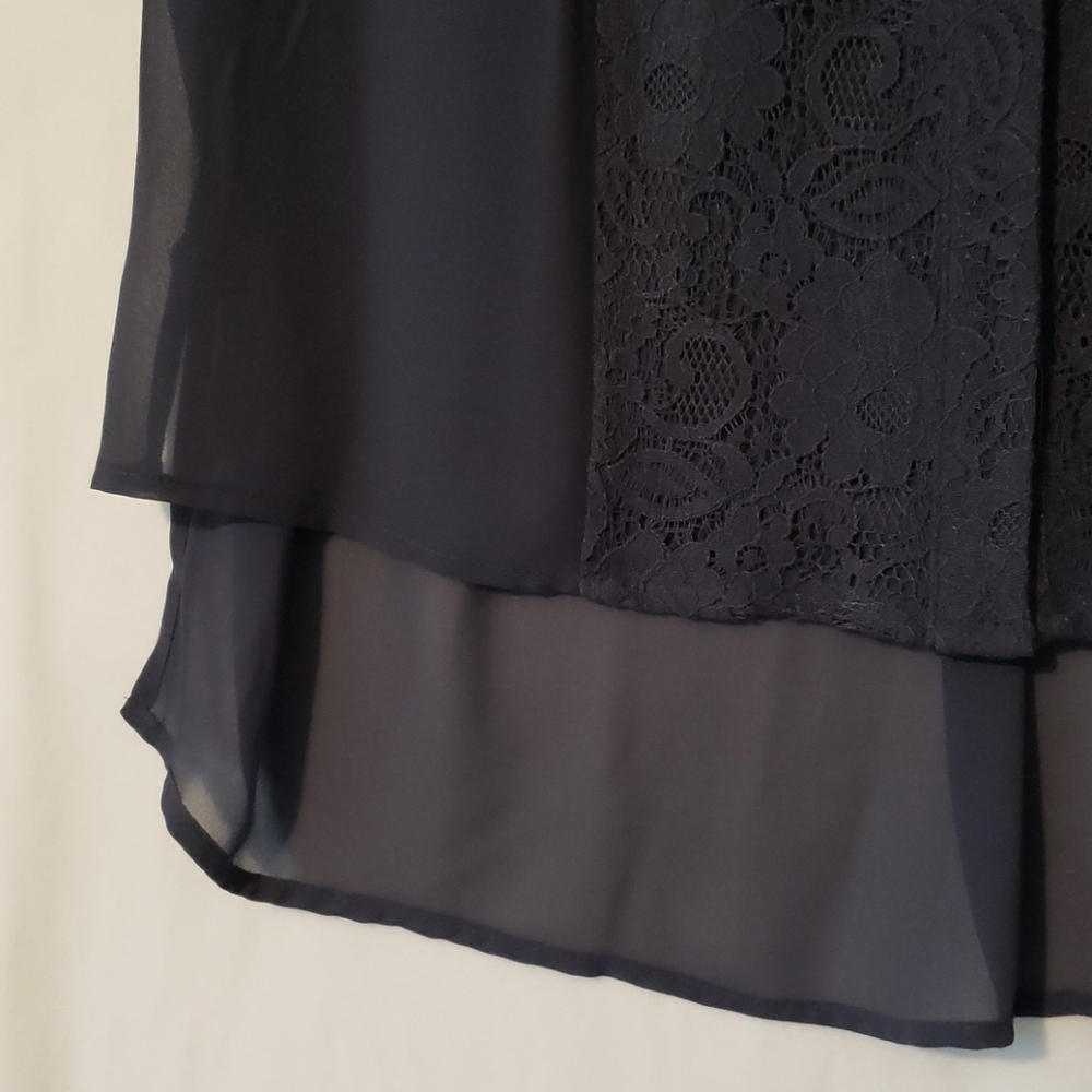 Simply Vera - Vera Wang Top Sheer & Lace PL - Picture 3 of 6
